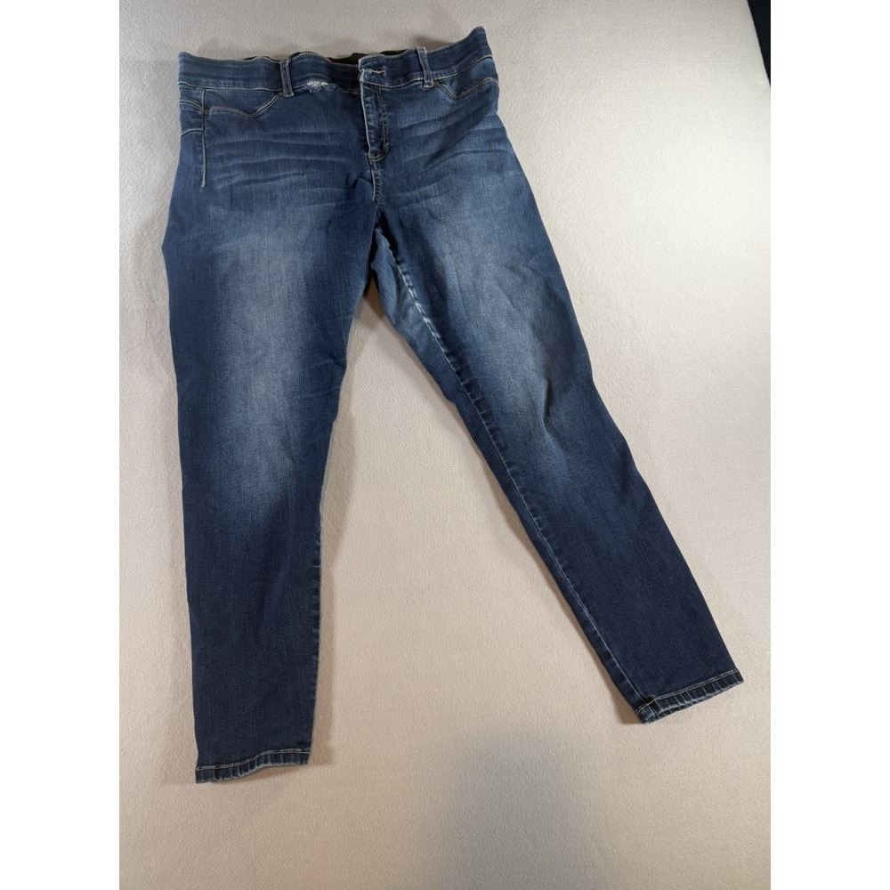Juicy Couture Jeans Women 16 Seamless Skinny Dark Wash Stretch